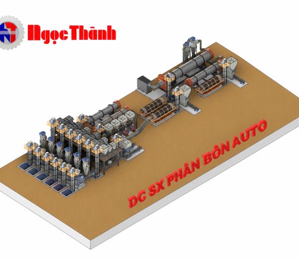  Dây chuyền sản xuất phân bón hữu cơ công suất 4–100 tấn/giờ