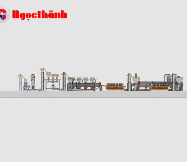  Dây chuyền sản xuất phân bón hữu cơ công suất 4–100 tấn/giờ