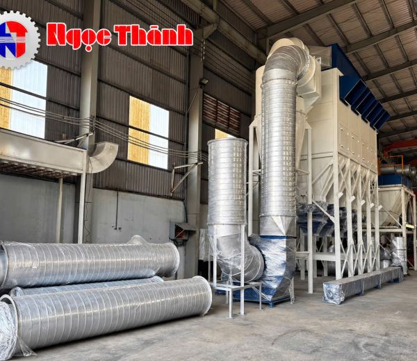 Hệ thống dây chuyền hút và xử lý bụi công nghiệp 