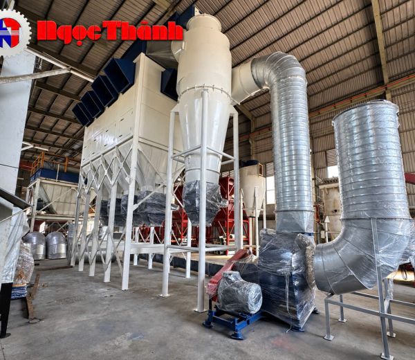 Hệ thống dây chuyền hút và xử lý bụi công nghiệp 
