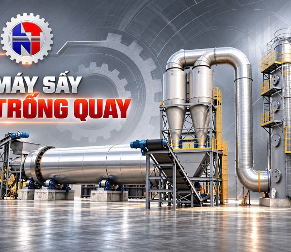 Máy sấy trống quay sấy mùn cưa