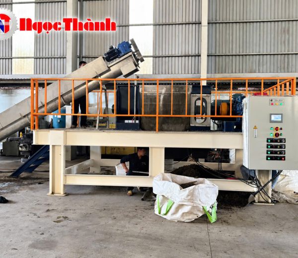 Máy vắt nước dạng trục vít công nghiệp 1-10 tấn/giờ