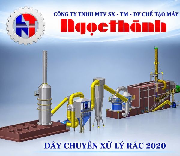 Dây chuyền xử lý rác thải sinh hoạt và công nghiệp 