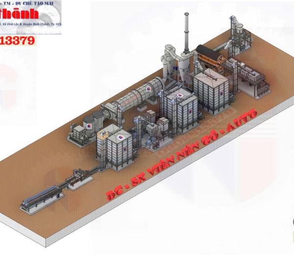 Dây chuyền sản xuất viên nén gỗ 