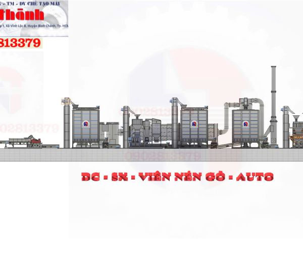 Dây chuyền sản xuất viên nén gỗ 